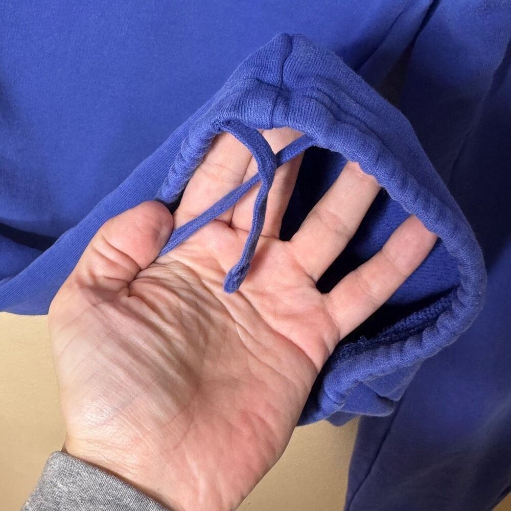 KITH Sweatpants Men's XL Blue Script Drawstring Heavyweight - Picture 6 of 11